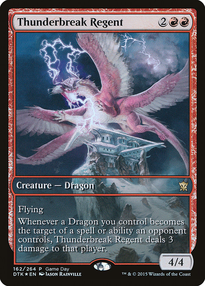 Thunderbreak Regent (Game Day) [Dragons of Tarkir Promos] | Card Merchant Takapuna