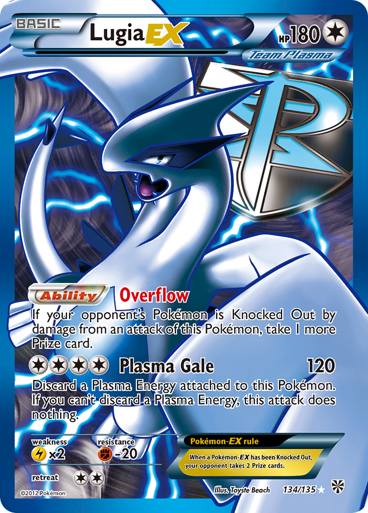 Lugia EX (134/135) [Black & White: Plasma Storm] | Card Merchant Takapuna