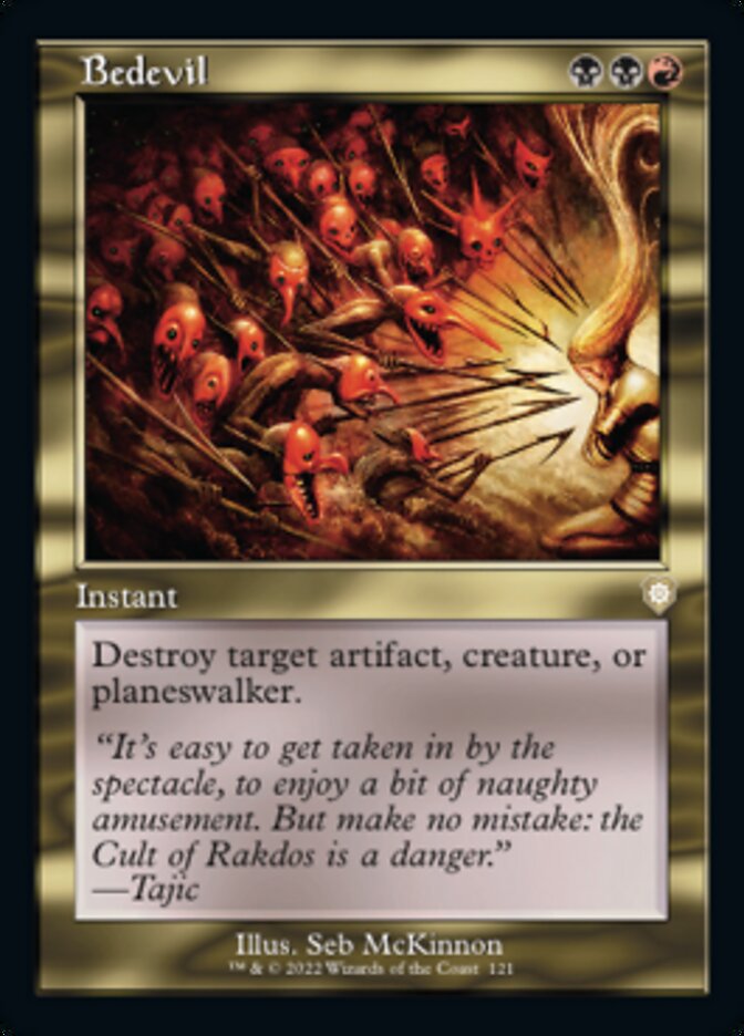 Bedevil (Retro) [The Brothers' War Commander] | Card Merchant Takapuna