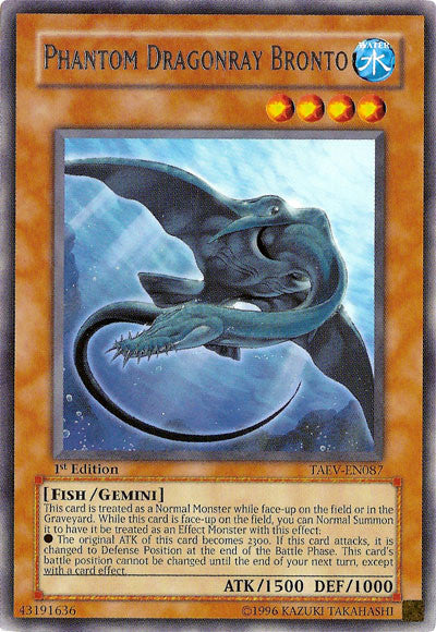 Phantom Dragonray Bronto [TAEV-EN087] Rare | Card Merchant Takapuna