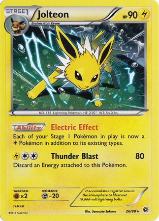 Jolteon (26/98) (Cosmos Holo) [XY: Ancient Origins] | Card Merchant Takapuna