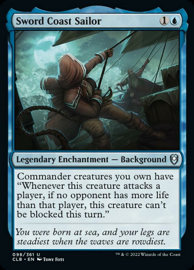 Sword Coast Sailor [Commander Legends: Battle for Baldur's Gate] | Card Merchant Takapuna