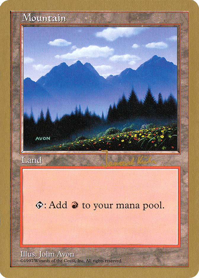 Mountain (jk445) (Janosch Kuhn) [World Championship Decks 1997] | Card Merchant Takapuna