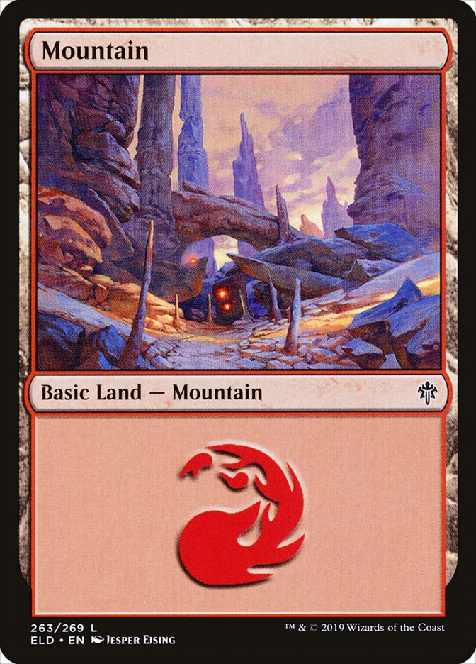 Mountain (263) [Throne of Eldraine] | Card Merchant Takapuna