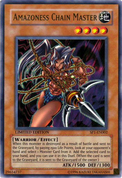 Amazoness Chain Master [SP1-EN002] Ultra Rare | Card Merchant Takapuna