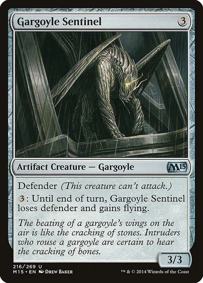 Gargoyle Sentinel [Magic 2015] | Card Merchant Takapuna