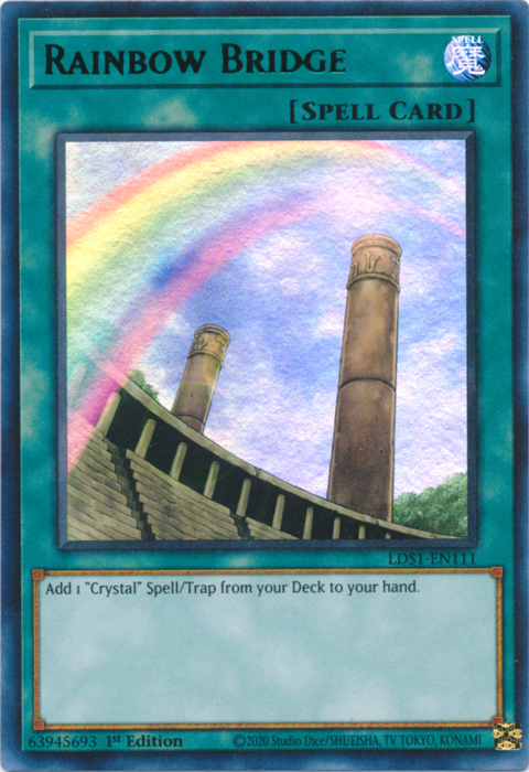 Rainbow Bridge (Green) [LDS1-EN111] Ultra Rare | Card Merchant Takapuna