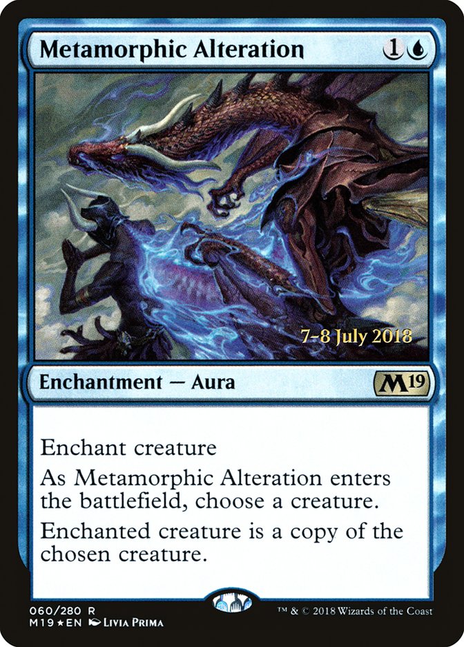 Metamorphic Alteration [Core Set 2019 Prerelease Promos] | Card Merchant Takapuna