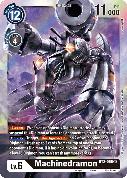 Machinedramon [BT2-066] [Release Special Booster Ver.1.0] | Card Merchant Takapuna