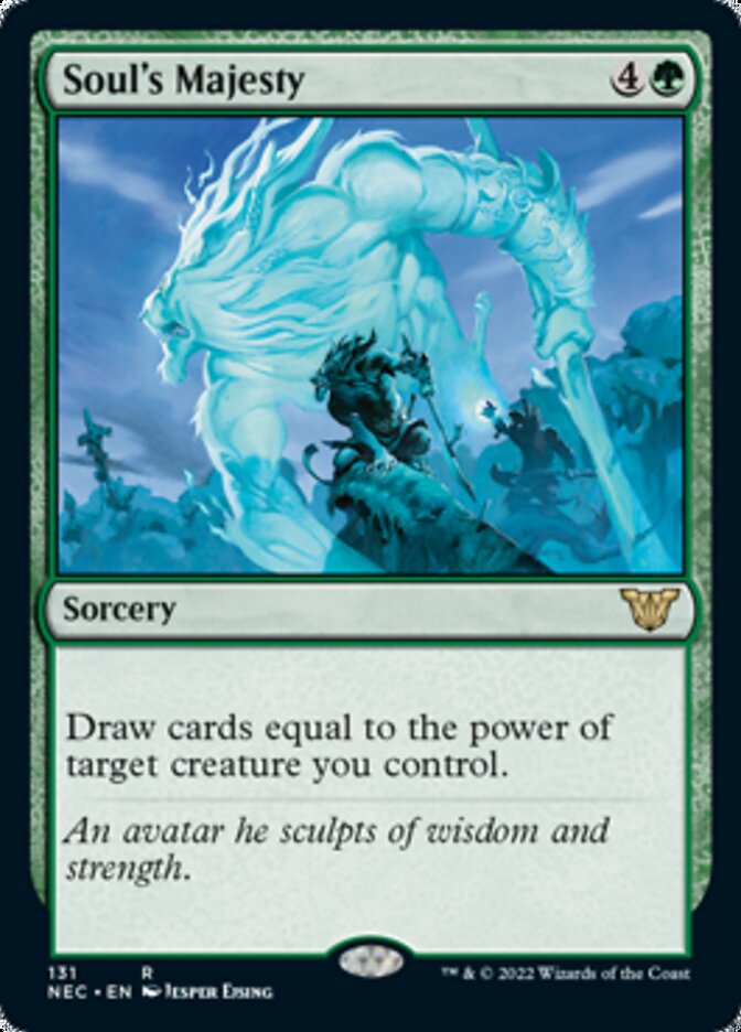 Soul's Majesty [Kamigawa: Neon Dynasty Commander] | Card Merchant Takapuna