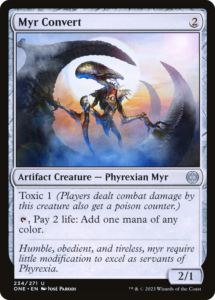 Myr Convert [Phyrexia: All Will Be One] | Card Merchant Takapuna