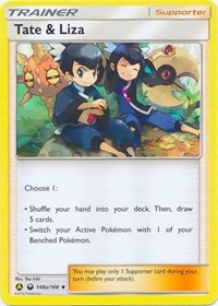 Tate & Liza (148a/168) (Alternate Art Promo) (Battle Arena Deck Exclusive) [Sun & Moon: Celestial Storm] | Card Merchant Takapuna