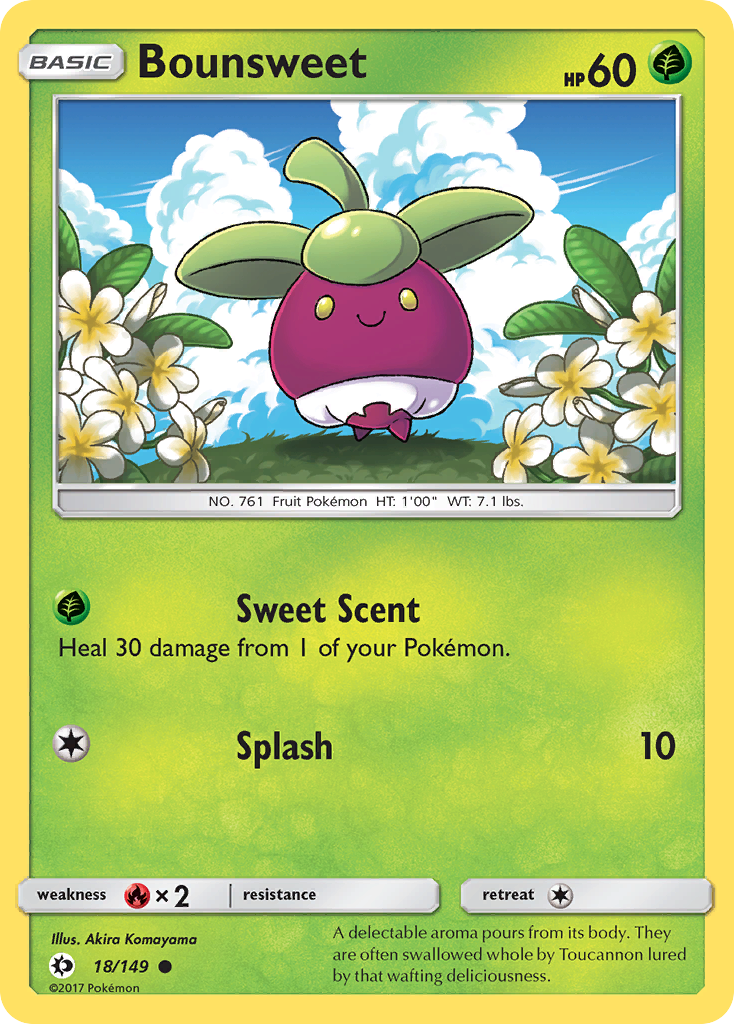 Bounsweet (18/149) [Sun & Moon: Base Set] | Card Merchant Takapuna