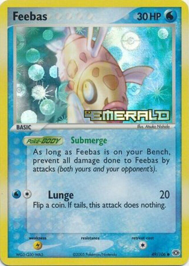 Feebas (49/106) (Stamped) [EX: Emerald] | Card Merchant Takapuna