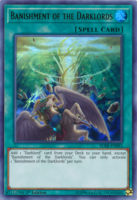 Banishment of the Darklords [BLRR-EN093] Ultra Rare | Card Merchant Takapuna