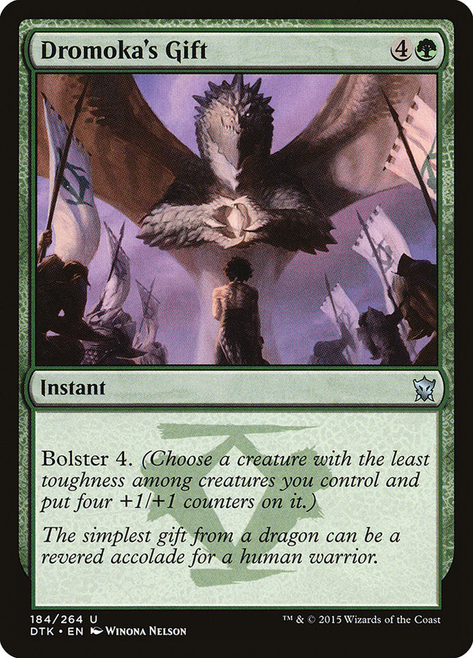 Dromoka's Gift [Dragons of Tarkir] | Card Merchant Takapuna