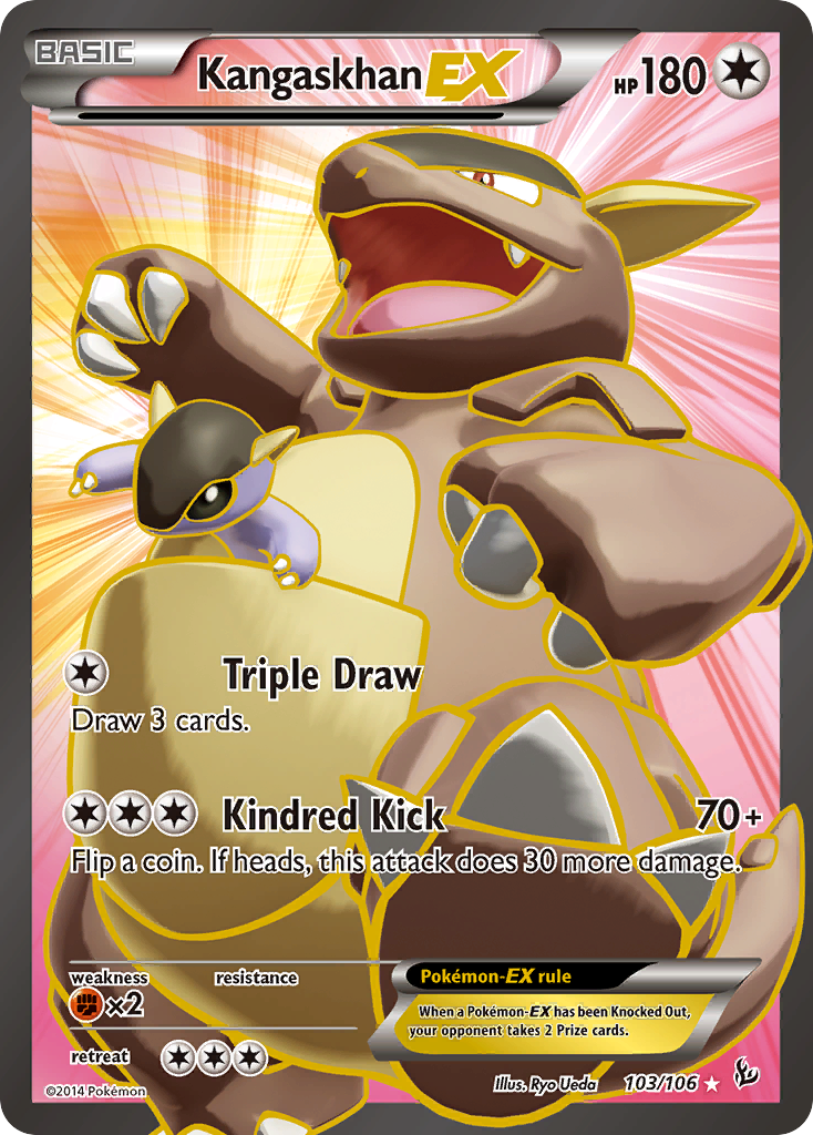 Kangaskhan EX (103/106) [XY: Flashfire] | Card Merchant Takapuna