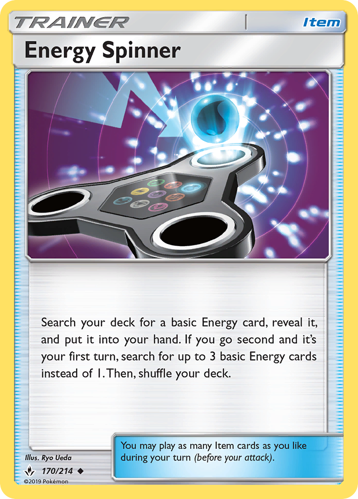 Energy Spinner (170/214) [Sun & Moon: Unbroken Bonds] | Card Merchant Takapuna