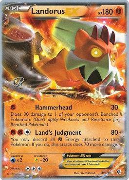 Landorus EX (89/149) (The Flying Hammer - Rowan Stavenow) [World Championships 2015] | Card Merchant Takapuna