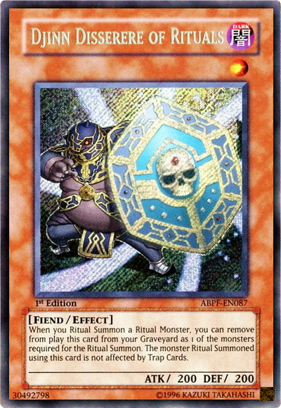 Djinn Disserere of Rituals [ABPF-EN087] Secret Rare | Card Merchant Takapuna