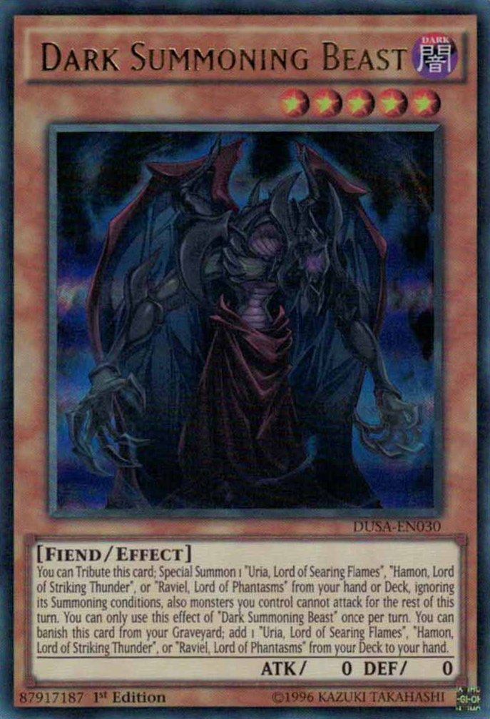 Dark Summoning Beast [DUSA-EN030] Ultra Rare | Card Merchant Takapuna