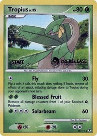 Tropius (52/111) (Staff Prerelease Promo) [Nintendo: Black Star Promos] | Card Merchant Takapuna