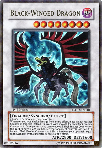 Black-Winged Dragon [TSHD-EN040] Ultra Rare | Card Merchant Takapuna