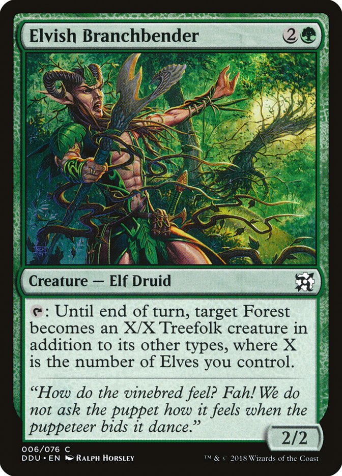 Elvish Branchbender [Duel Decks: Elves vs. Inventors] | Card Merchant Takapuna