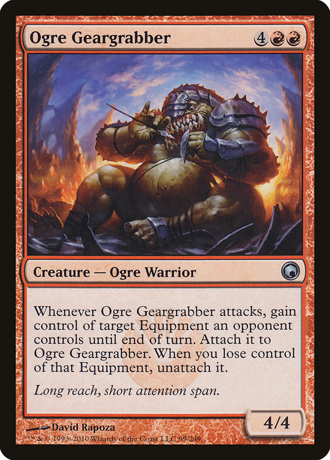 Ogre Geargrabber [Scars of Mirrodin] | Card Merchant Takapuna