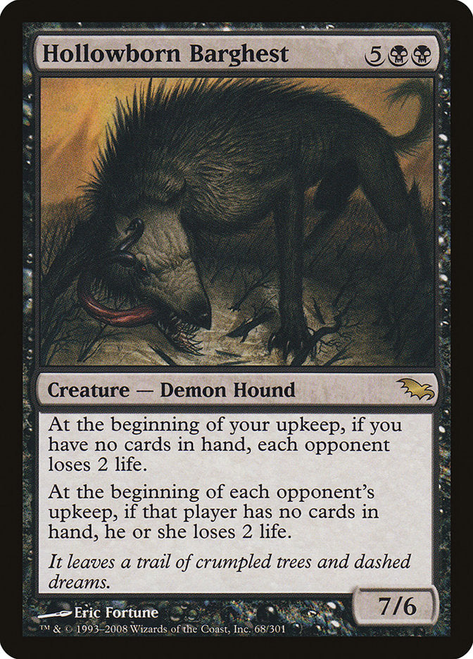 Hollowborn Barghest [Shadowmoor] | Card Merchant Takapuna