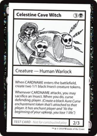 Celestine Cave Witch (2021 Edition) [Mystery Booster Playtest Cards] | Card Merchant Takapuna