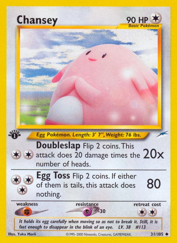 Chansey (31/105) [Neo Destiny 1st Edition] | Card Merchant Takapuna