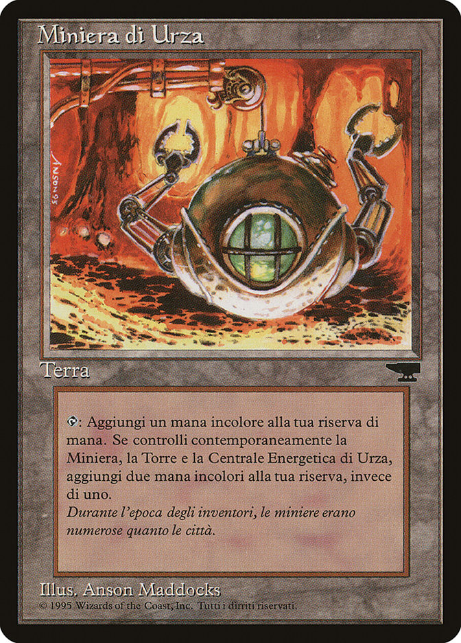 Urza's Mine (Mouth) (Italian) - "Miniera di Urza" [Rinascimento] | Card Merchant Takapuna