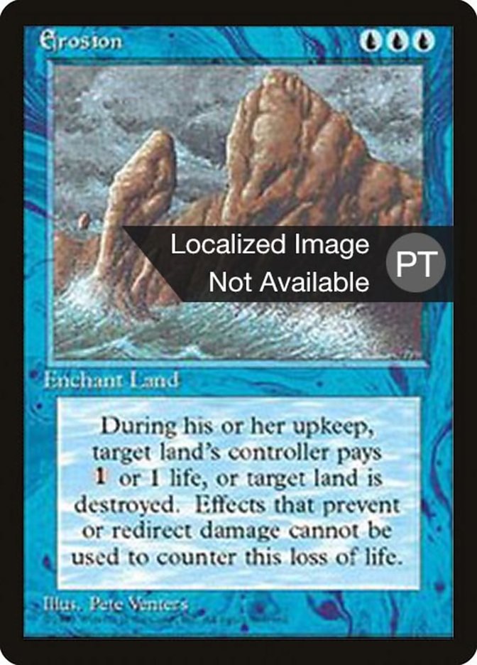 Erosion [Fourth Edition (Foreign Black Border)] | Card Merchant Takapuna