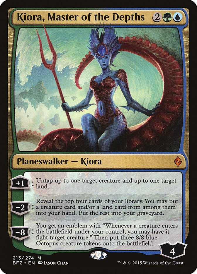 Kiora, Master of the Depths [Battle for Zendikar] | Card Merchant Takapuna