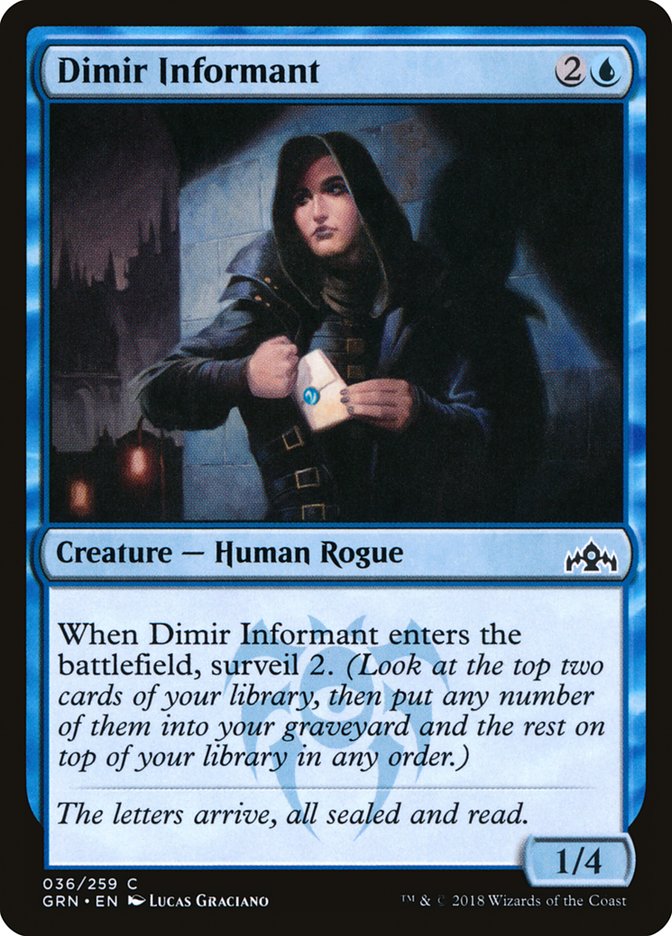 Dimir Informant [Guilds of Ravnica] | Card Merchant Takapuna