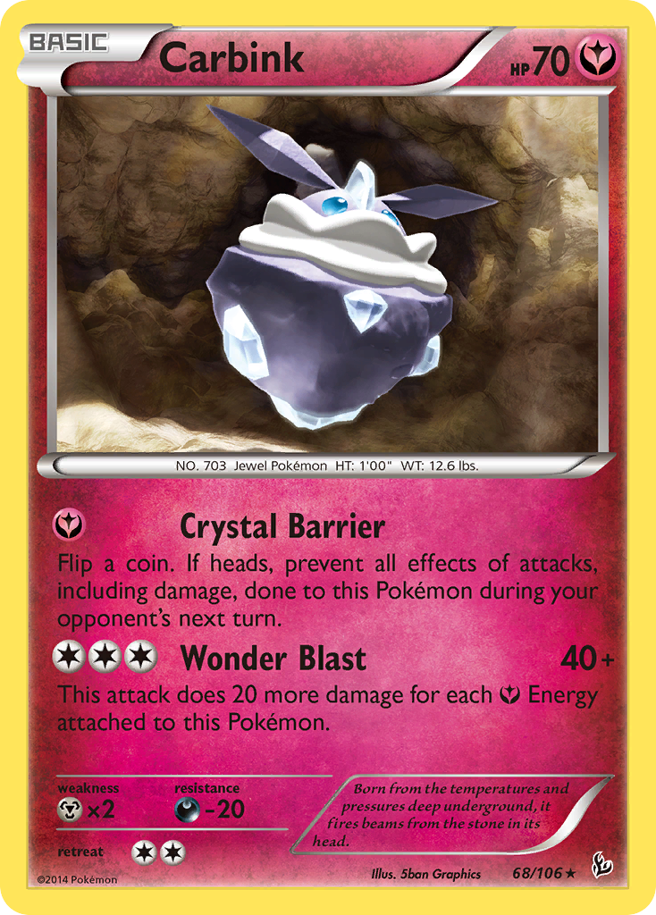 Carbink (68/106) [XY: Flashfire] | Card Merchant Takapuna