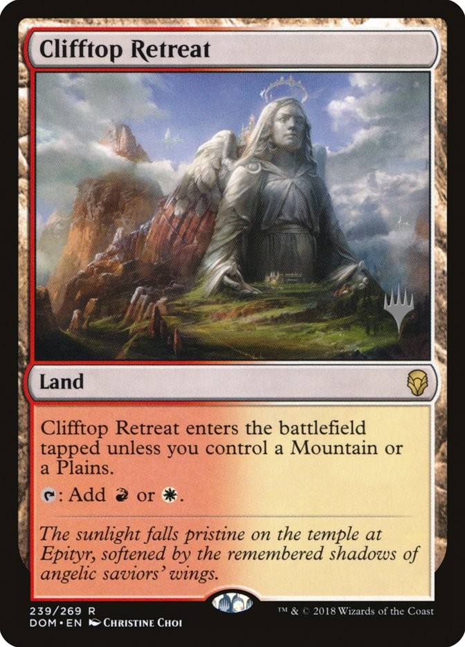 Clifftop Retreat (Promo Pack) [Dominaria Promos] | Card Merchant Takapuna