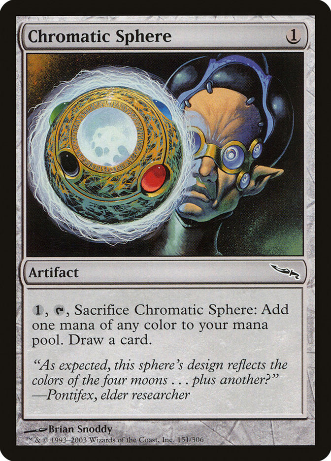 Chromatic Sphere [Mirrodin] | Card Merchant Takapuna