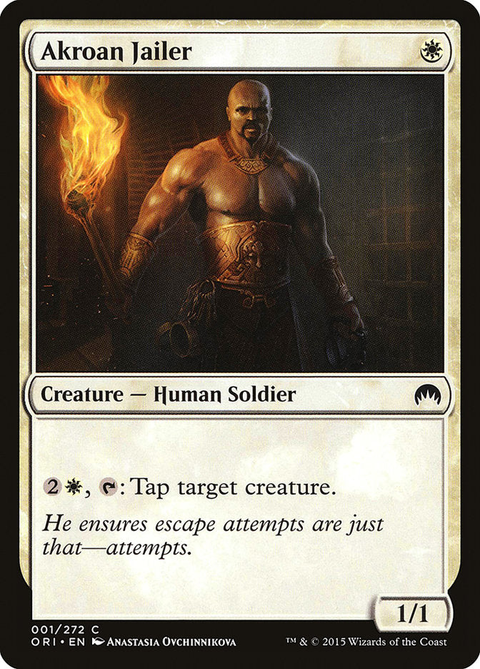 Akroan Jailer [Magic Origins] | Card Merchant Takapuna