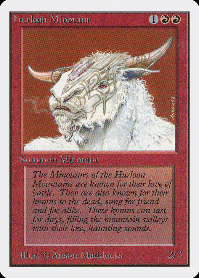 Hurloon Minotaur [Unlimited Edition] | Card Merchant Takapuna