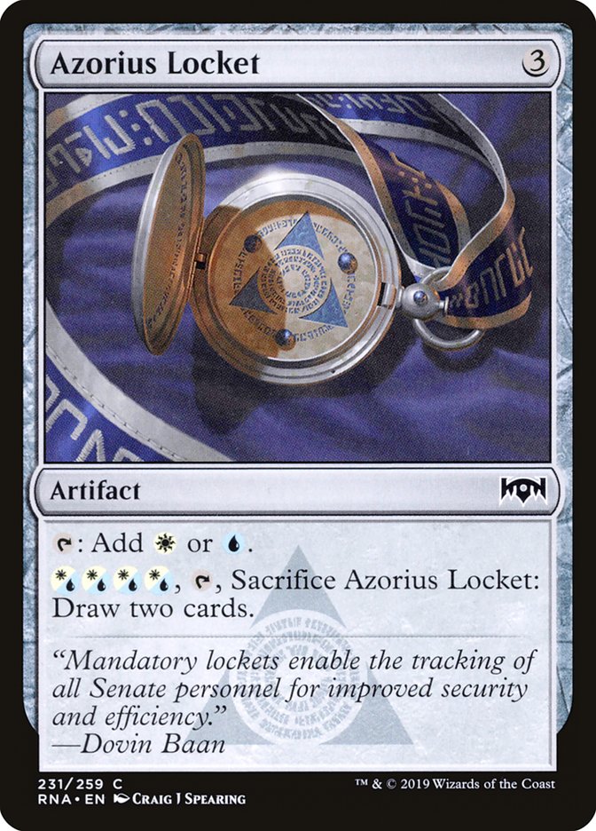 Azorius Locket [Ravnica Allegiance] | Card Merchant Takapuna