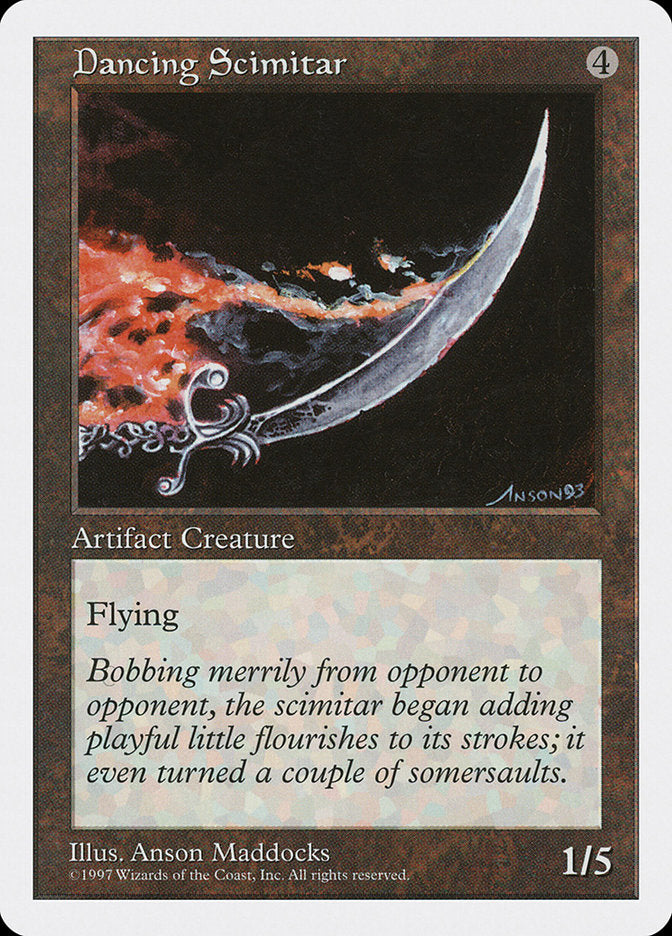 Dancing Scimitar [Fifth Edition] | Card Merchant Takapuna