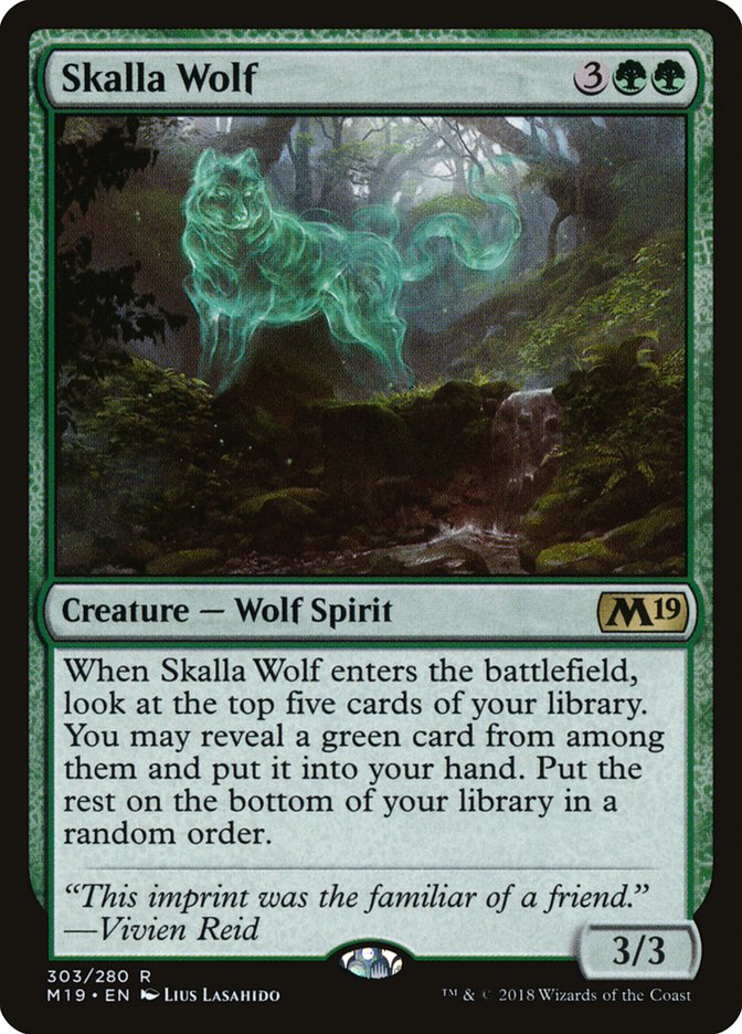 Skalla Wolf [Core Set 2019] | Card Merchant Takapuna