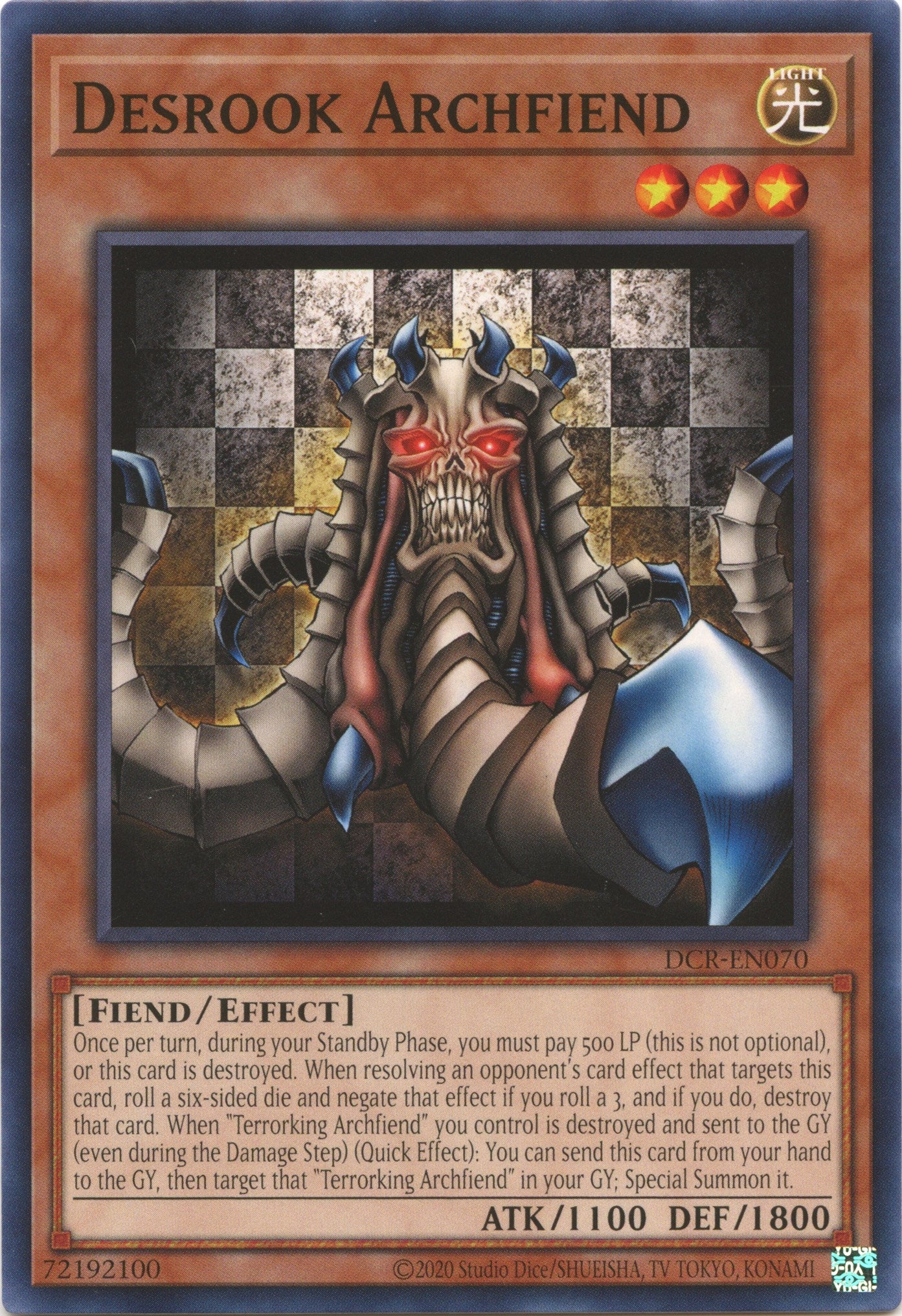 Desrook Archfiend (25th Anniversary) [DCR-EN070] Common | Card Merchant Takapuna