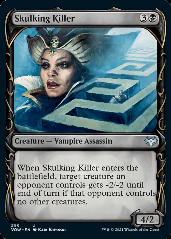 Skulking Killer (Showcase Fang Frame) [Innistrad: Crimson Vow] | Card Merchant Takapuna