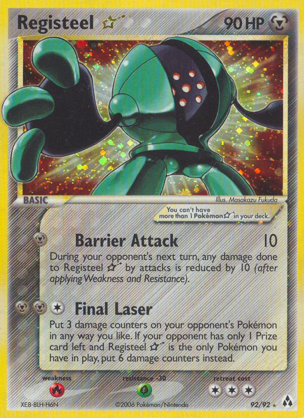 Registeel Star (92/92) [EX: Legend Maker] | Card Merchant Takapuna