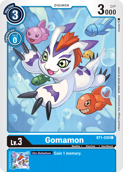 Gomamon [BT1-030] [Release Special Booster Ver.1.0] | Card Merchant Takapuna