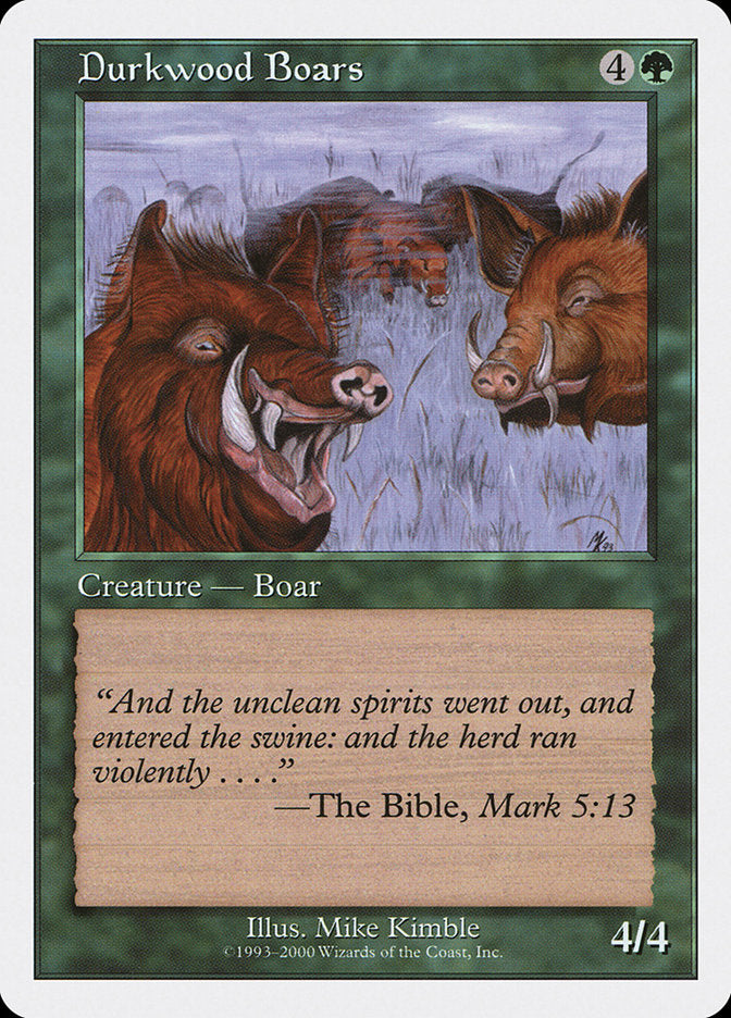 Durkwood Boars [Starter 2000] | Card Merchant Takapuna