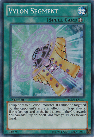 Vylon Segment [HA06-EN057] Super Rare | Card Merchant Takapuna